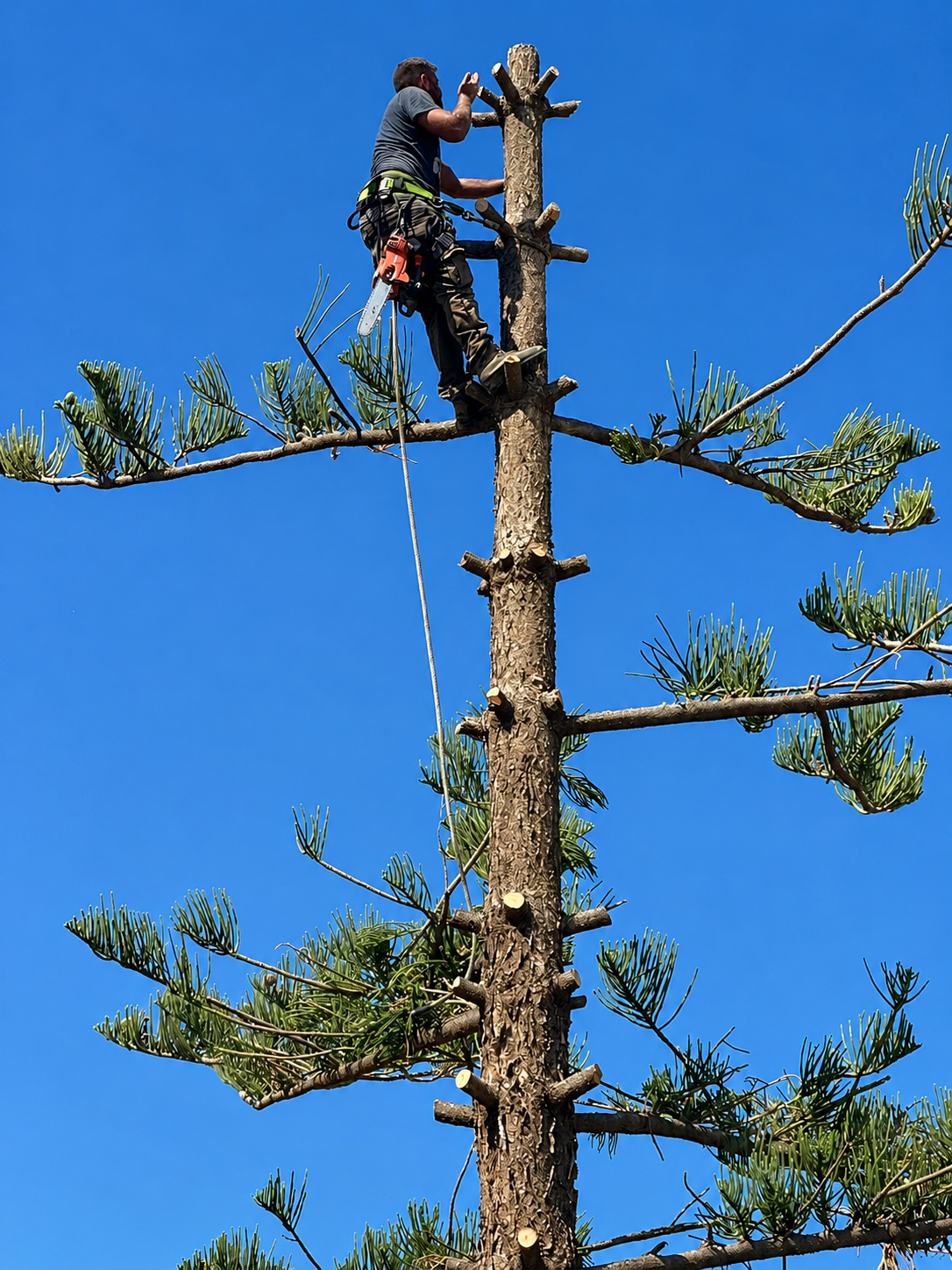 Tratamiento fitosanitario palmera